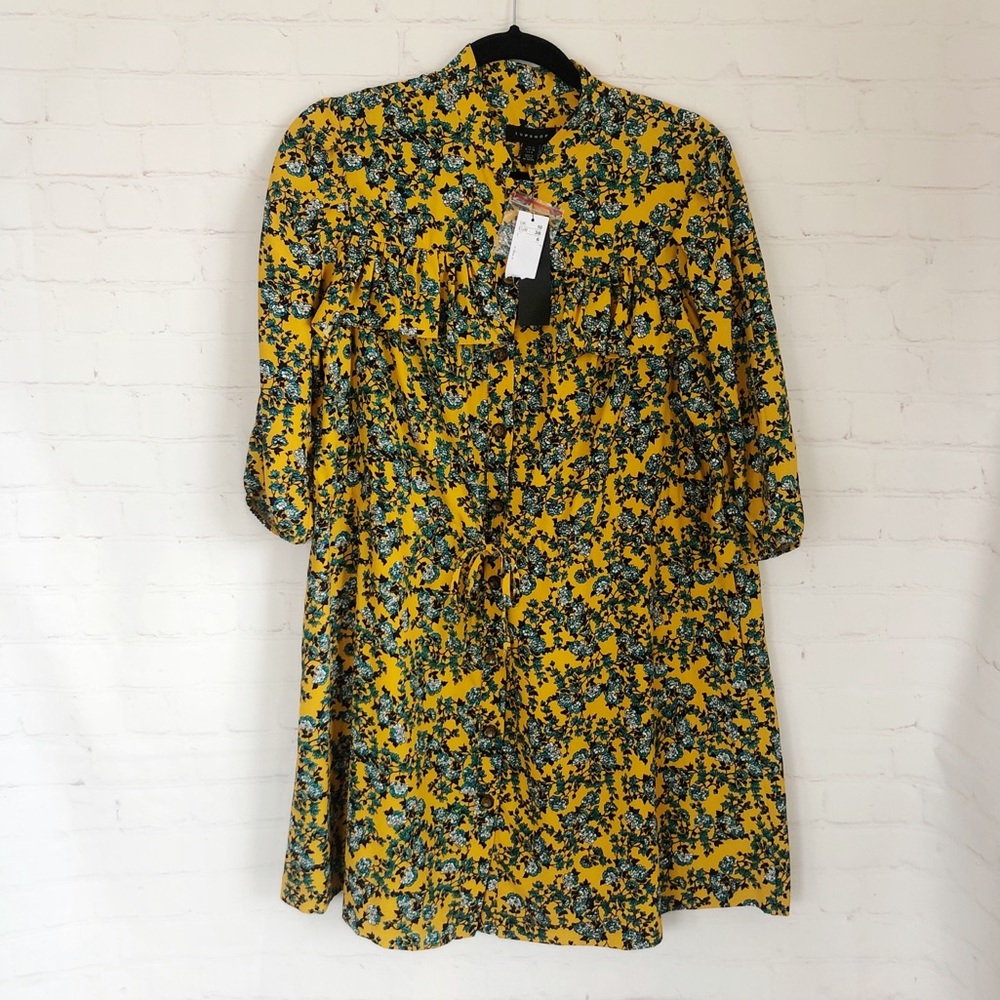 [Topshop] NWT floral dress tunic size 6